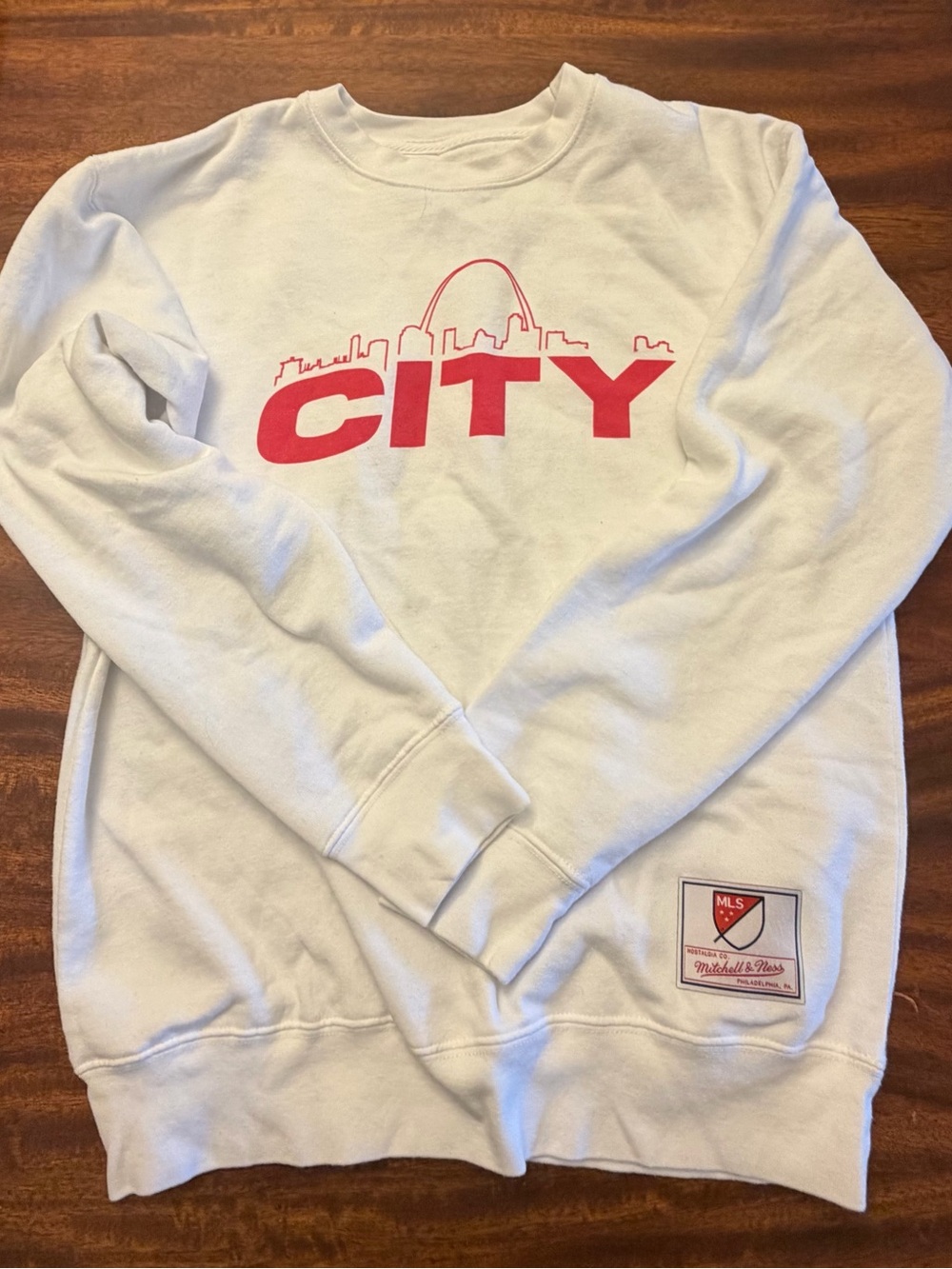 Mitchell & Ness MLS St. Louis City SC Crewneck Sweatshirt small